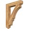 Ekena Millwork Balboa Arts & Crafts Rough Sawn Bracket, Western Red Cedar, 6"W x 36"D x 44"H BKT06X36X44BOA03RWR - alternate 1